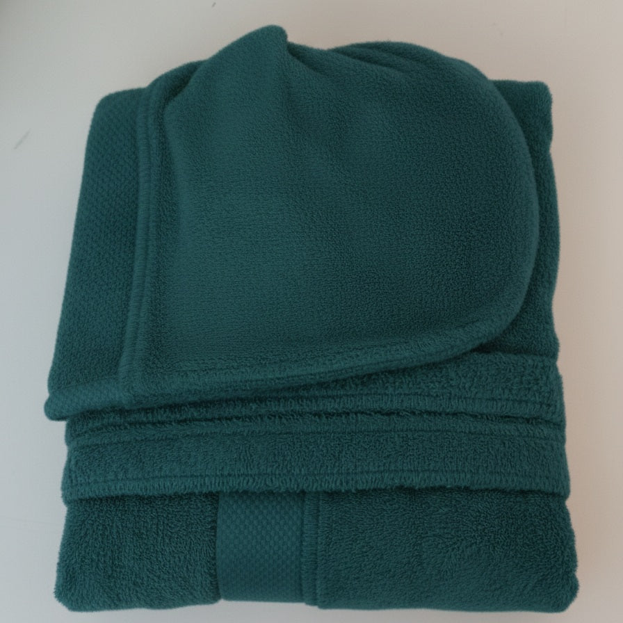 Accappatoio Spugna Cotone 500g Cappuccio Made in Italy Koet Uomo Donna Hotel Spa