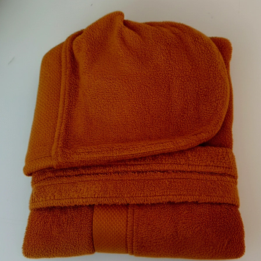 Accappatoio Spugna Cotone 500g Cappuccio Made in Italy Koet Uomo Donna Hotel Spa