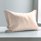 Pair of 200 Thread Count Percale Cotton Pillowcases for Bed 