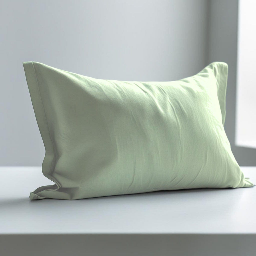 Pair of 200 Thread Count Percale Cotton Pillowcases for Bed 