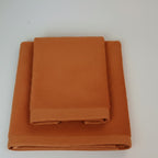 AREA - Set Spugna Asciugamano + Ospite Tinta Unita 100% Cotone