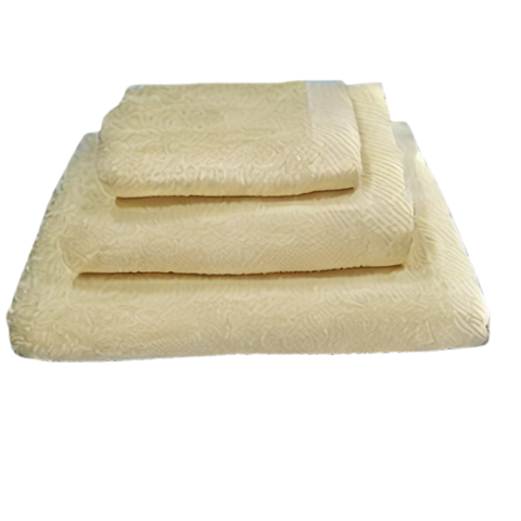 Set Bagno 3 Pezzi Koet – Spugna Tinta Unita 500 g/m²