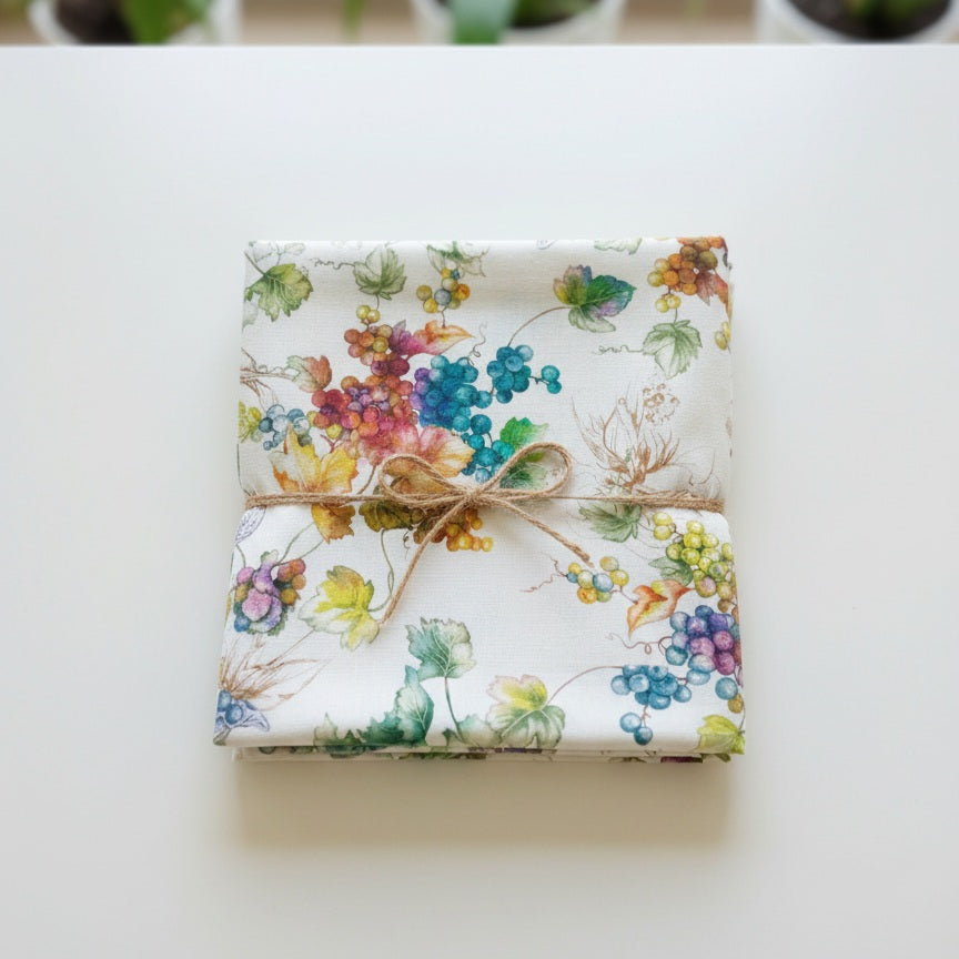 Tovaglia tavola apollonia in puro lino stampa digitale