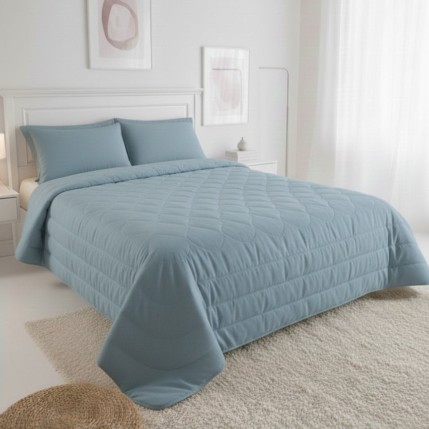 AREA LINE Double Quilt - 100% Cotton, Handcrafted in Italy