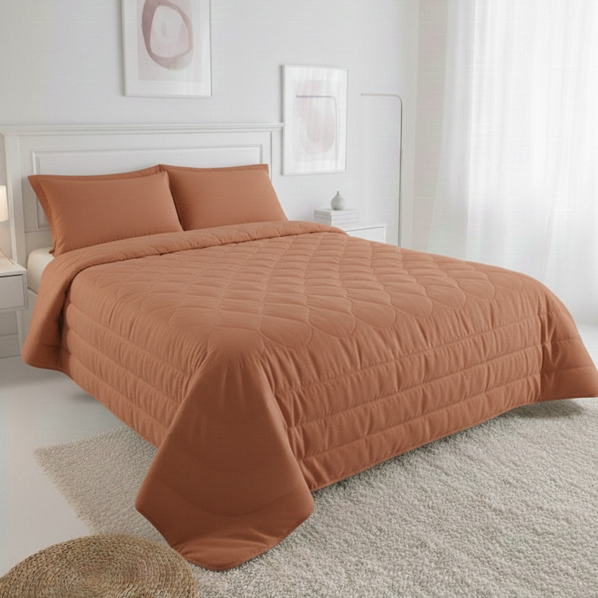 AREA LINE Double Quilt - 100% Cotton, Handcrafted in Italy