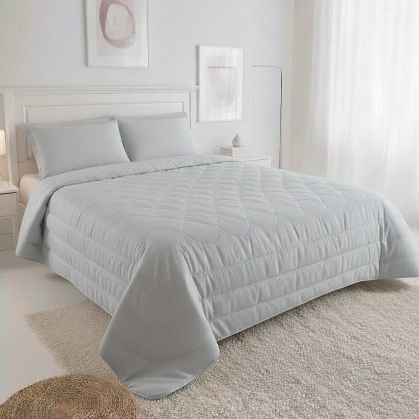 AREA LINE Double Quilt - 100% Cotton, Handcrafted in Italy
