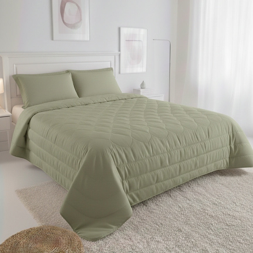 AREA LINE Double Quilt - 100% Cotton, Handcrafted in Italy